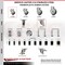 Service Caster 3 Inch 316SS Thermoplastic Rubber Swivel 1-7/8 Inch Expanding Stem Caster Set SCC-SS316EX20S314-TPRB-178-4 - alternate 5